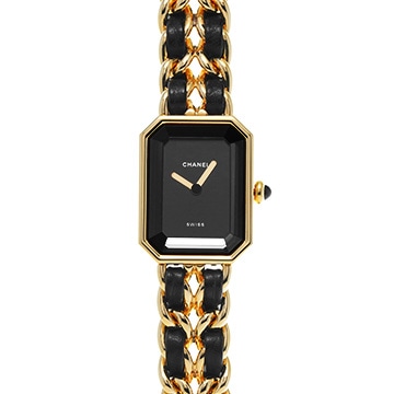 シャネル プルミエール S H0001 ブラック レディース 時計 【中古】【wristwatch】