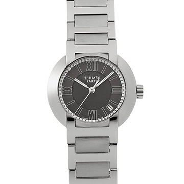 エルメス ノマード NO1.210.330/4930 ブラック レディース 時計 【中古】【wristwatch】