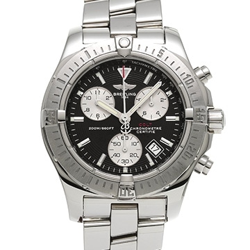 ブライトリング コルト クロノグラフ クォーツ A738B82PRS ブラック/シルバー メンズ 時計 【中古】【wristwatch】