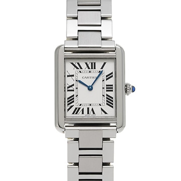 カルティエ タンク ソロ SM W5200013 シルバー レディース 時計 【中古】【wristwatch】
