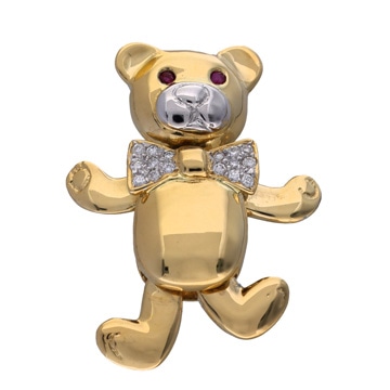 ポンテヴェキオ ベアーペンダントトップ ゴールド K18イエローゴールド YG レディース ジュエリー 【中古】【jewelry】