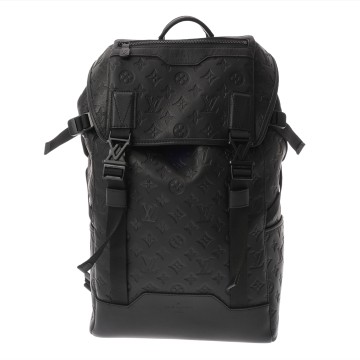 ルイ ヴィトン モノグラムシャドウ ゲットアウェイ バッグパック ブラック M24776 レザー メンズ バッグ 【中古】【bag】