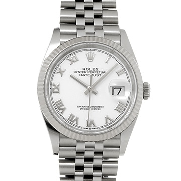 ロレックス デイトジャスト 36 126234 ホワイト メンズ 時計 【中古】【wristwatch】