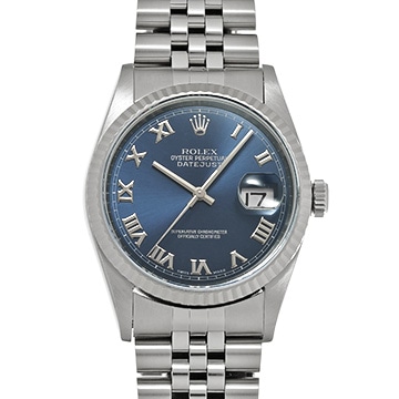 ロレックス デイトジャスト 16234 ブルー メンズ 時計 【中古】【wristwatch】