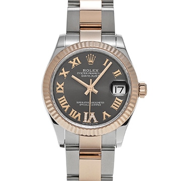 ロレックス デイトジャスト 31 278271 スレートグレー/ダイヤモンド ユニセックス 時計 【中古】【wristwatch】