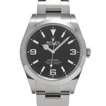 ロレックス エクスプローラー 214270 ブラック メンズ 時計 【中古】【wristwatch】