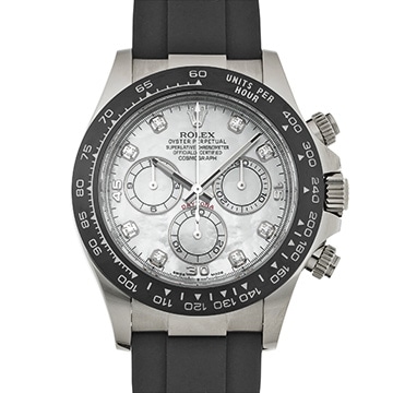 ロレックス コスモグラフ デイトナ 116519LN ホワイトシェル/ダイヤモンド メンズ 時計 【中古】【wristwatch】