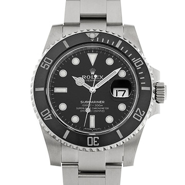 ロレックス サブマリーナ デイト 116610LN ブラック メンズ 時計 【中古】【wristwatch】