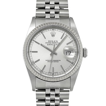 ロレックス デイトジャスト 36 16234 シルバー メンズ 時計 【中古】【wristwatch】