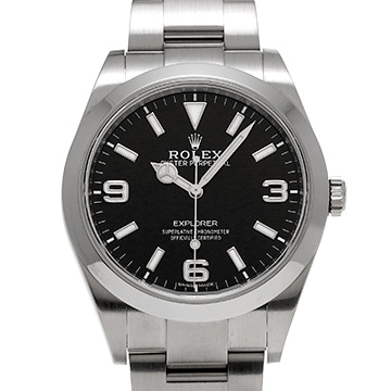 ロレックス エクスプローラー 214270 ブラック メンズ 時計 【中古】【wristwatch】