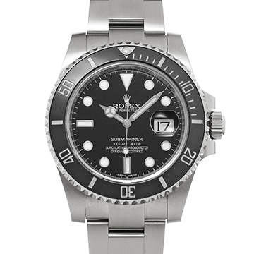 ロレックス サブマリーナ デイト 116610LN ブラック メンズ 時計 【中古】【wristwatch】
