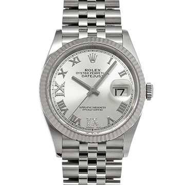 ロレックス デイトジャスト 36 126234 シルバー/ダイヤモンド メンズ 時計 【中古】【wristwatch】