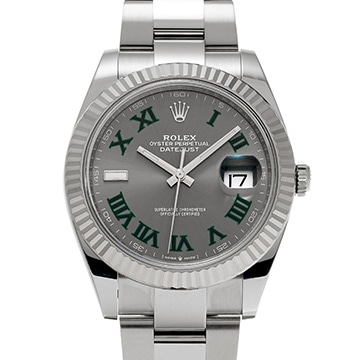 ロレックス デイトジャスト 41 126334 スレート メンズ 時計 【中古】【wristwatch】