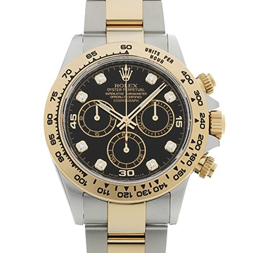 ロレックス コスモグラフ デイトナ 116503G ブラック/ダイヤモンド メンズ 時計 【中古】【wristwatch】