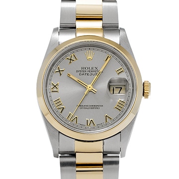 ロレックス デイトジャスト 16203 グレー メンズ 時計 【中古】【wristwatch】