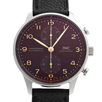 IWC ポルトギーゼ クロノ イヤー・オブ・ザ・ドラゴン IW371629 ワインレッド メンズ 時計 【中古】【wristwatch】