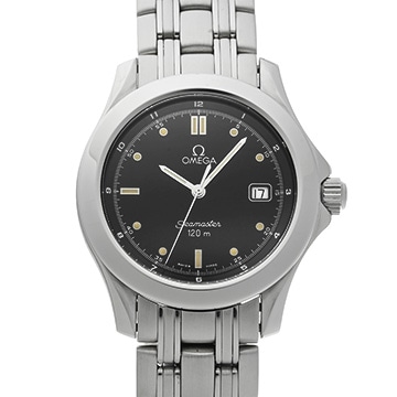 オメガ シーマスター 120 クォーツ 2511.50 ブラック メンズ 時計 【中古】【wristwatch】