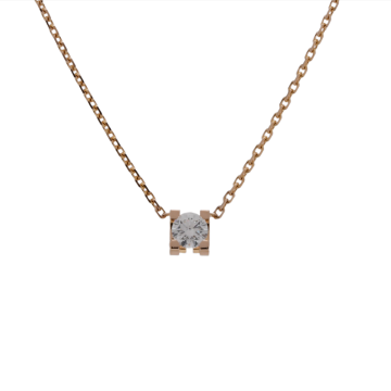 カルティエ Cドゥ ネックレス 0.21ct ピンク CRN7424281 K18ピンクゴールド PG レディース ジュエリー 【中古】【jewelry】
