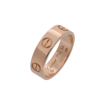 カルティエ ミニラブリング #54 ピンク K18ピンクゴールド PG レディース ジュエリー 【中古】【jewelry】