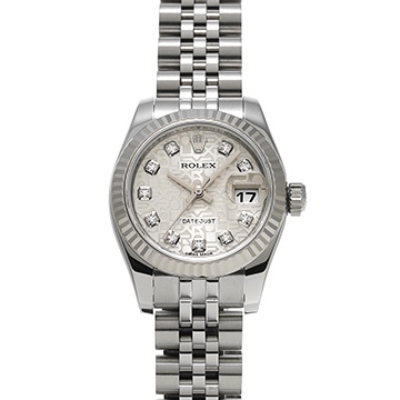 ロレックス デイトジャスト 179174G シルバーコンピュータ/ダイヤモンド レディース 時計 【中古】【wristwatch】