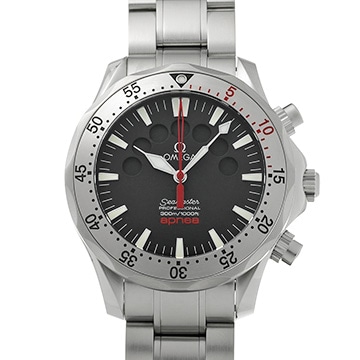 オメガ シーマスター アプネア ジャック・マイヨール 2595.50 ブラック メンズ 時計 【中古】【wristwatch】