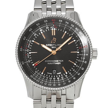 ブライトリング ナビタイマー オートマチック 41 A17326241B1A1 ブラック メンズ 時計 【中古】【wristwatch】