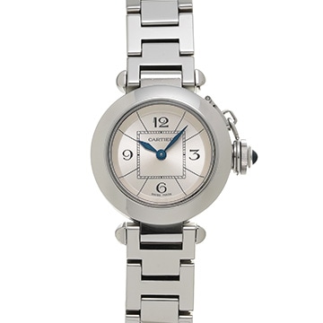 カルティエ ミスパシャ W3140007 シルバー レディース 時計 【中古】【wristwatch】
