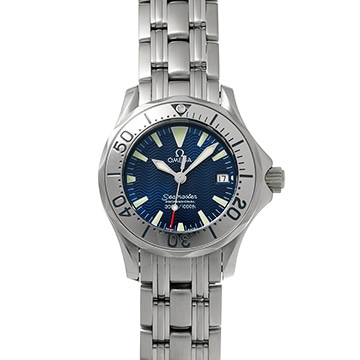 オメガ シーマスター 300 2583.80 ブルー レディース 時計 【中古】【wristwatch】