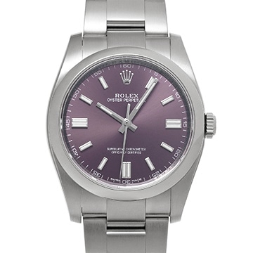 ロレックス オイスターパーペチュアル 36 116000 レッドグレープ メンズ 時計 【中古】【wristwatch】