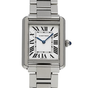 カルティエ タンク ソロ SM W5200013 シルバー レディース 時計 【中古】【wristwatch】