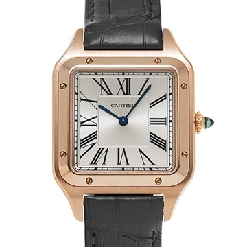 カルティエ サントスデュモン LM WGSA0021 シルバー メンズ 時計 【中古】【wristwatch】