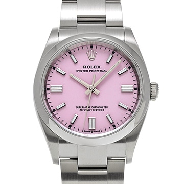 ロレックス オイスターパーペチュアル 36 126000 キャンディピンク メンズ 時計 【中古】【wristwatch】