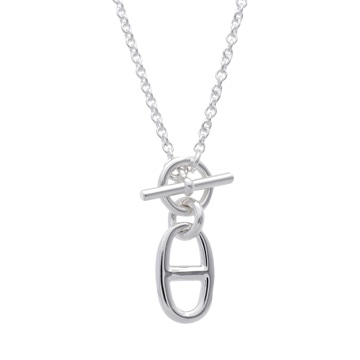 エルメス シェーヌダンクル ネックレス シルバー シルバー925 レディース ジュエリー 【中古】【jewelry】