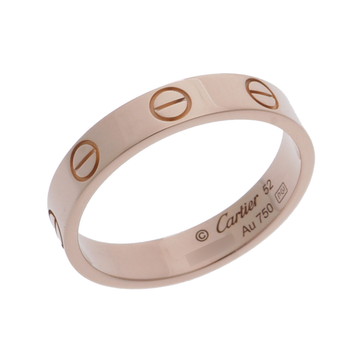 カルティエ ミニラブリング #52 ゴールド B4085252 K18ピンクゴールド PG レディース ジュエリー 【中古】【jewelry】