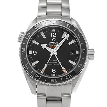 オメガ シーマスター プラネットオーシャン 600 コーアクシャル GMT 232.30.44.22.01.001 ブラック メンズ 時計 【中古】【wristwatch】