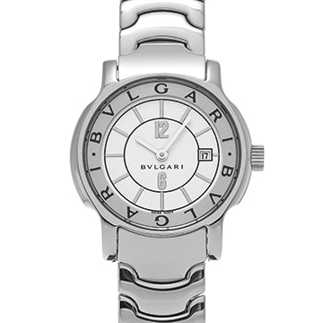 ブルガリ ソロテンポ ST29S ホワイト レディース 時計 【中古】【wristwatch】