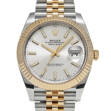 ロレックス デイトジャスト 41 126333 シルバー メンズ 時計 【中古】【wristwatch】