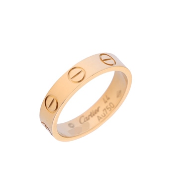 カルティエ ミニラブリング #44 ゴールド K20イエローゴールド YG レディース ジュエリー 【中古】【jewelry】