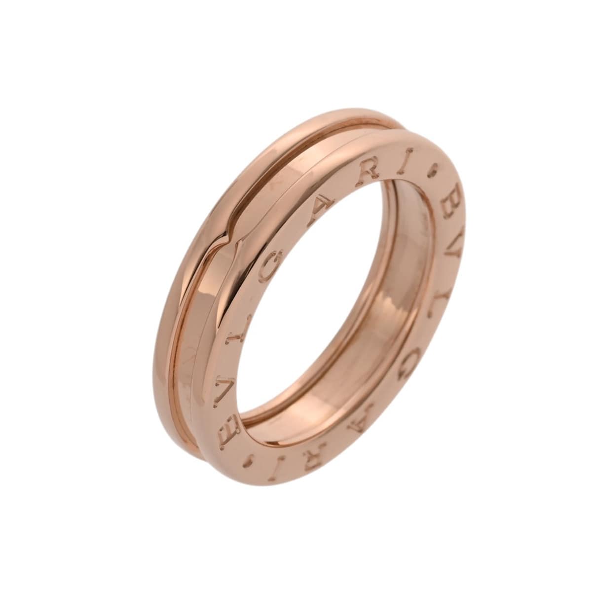 ブルガリ B-ZERO1 リング XS #55 ゴールド K18ピンクゴールド PG レディース ジュエリー 【中古】【jewelry】