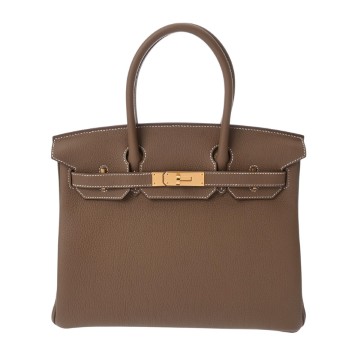 エルメス バーキン 30 エトゥープ トゴ レディース バッグ 【中古】【bag】