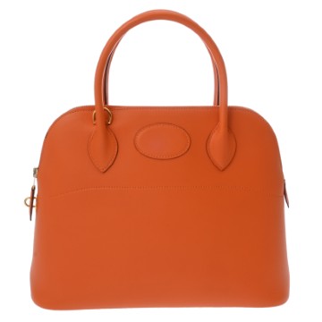 エルメス ボリード 31 オレンジ ヴォースイフト レディース バッグ 【中古】【bag】