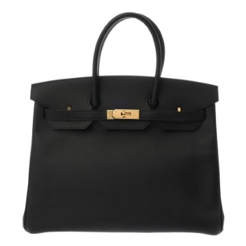 エルメス バーキン 35 ブラック ヴォーエプソン ユニセックス バッグ 【中古】【bag】