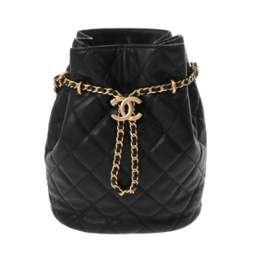 シャネル マトラッセ バケットバッグ ブラック AS3091 グレインドカーフスキン レディース バッグ 【中古】【bag】