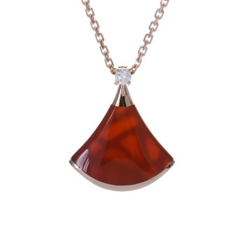 ブルガリ ディーヴァドリーム ネックレス ゴールド 350583 K18ピンクゴールド PG レディース ジュエリー 【中古】【jewelry】