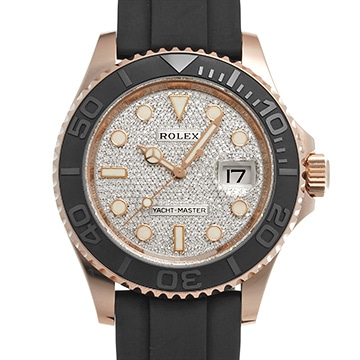 ロレックス ヨットマスター 40 126655 パヴェダイヤモンド メンズ 時計 【中古】【wristwatch】
