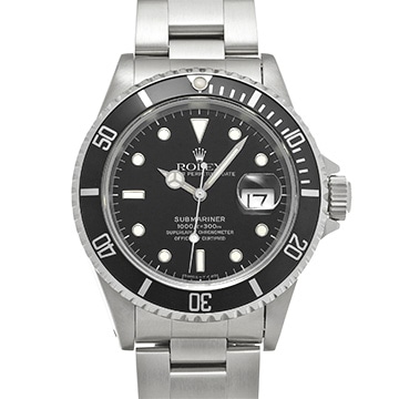 ロレックス サブマリーナ デイト 16610LN ブラック メンズ 時計 【中古】【wristwatch】