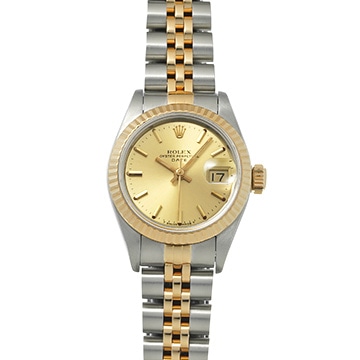 ロレックス デイトジャスト 26 69173 シャンパン レディース 時計 【中古】【wristwatch】