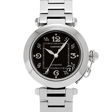 カルティエ パシャC W31043M7 ブラック ユニセックス 時計 【中古】【wristwatch】