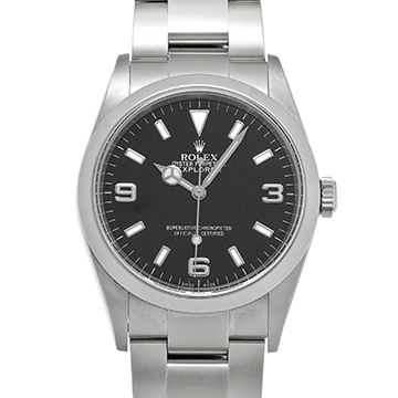 ロレックス エクスプローラー 114270 ブラック メンズ 時計 【中古】【wristwatch】