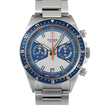 チューダー / チュードル ヘリテージ クロノ 70330B オパライン/ブルー メンズ 時計 【中古】【wristwatch】